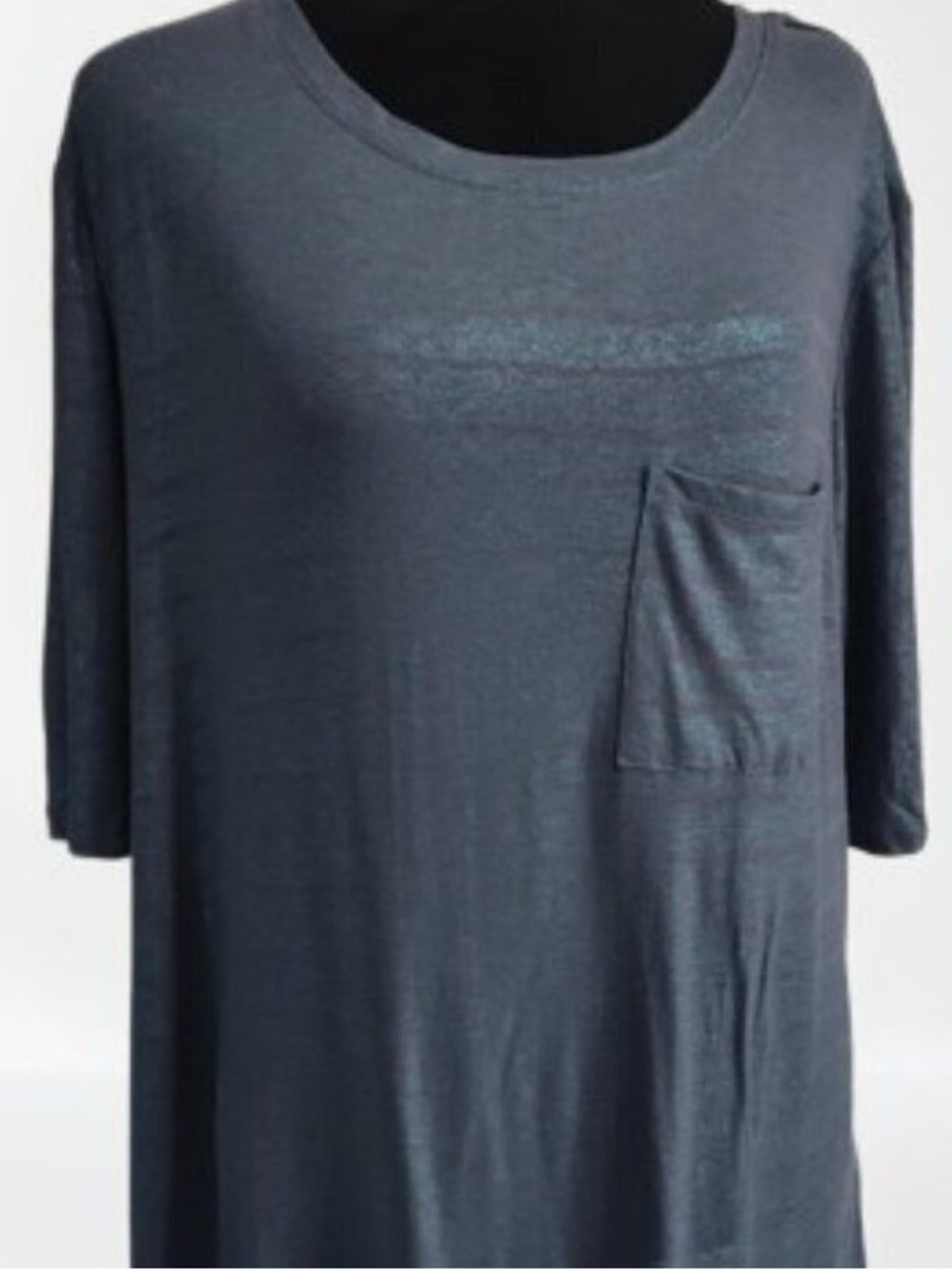 Women's Pocket Tee - Slate Blue